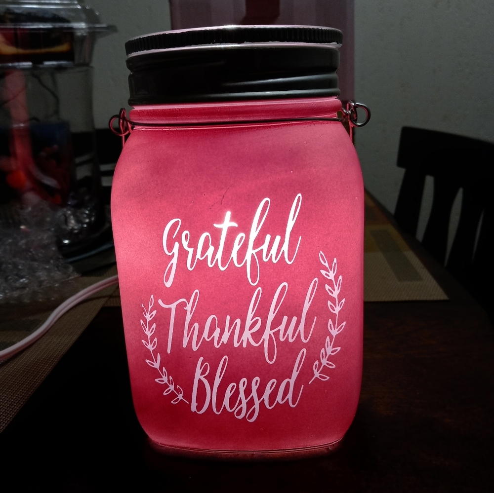 Greatful thankful blessed Scentsy warmer